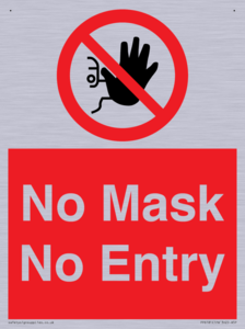 No Mask No Entry